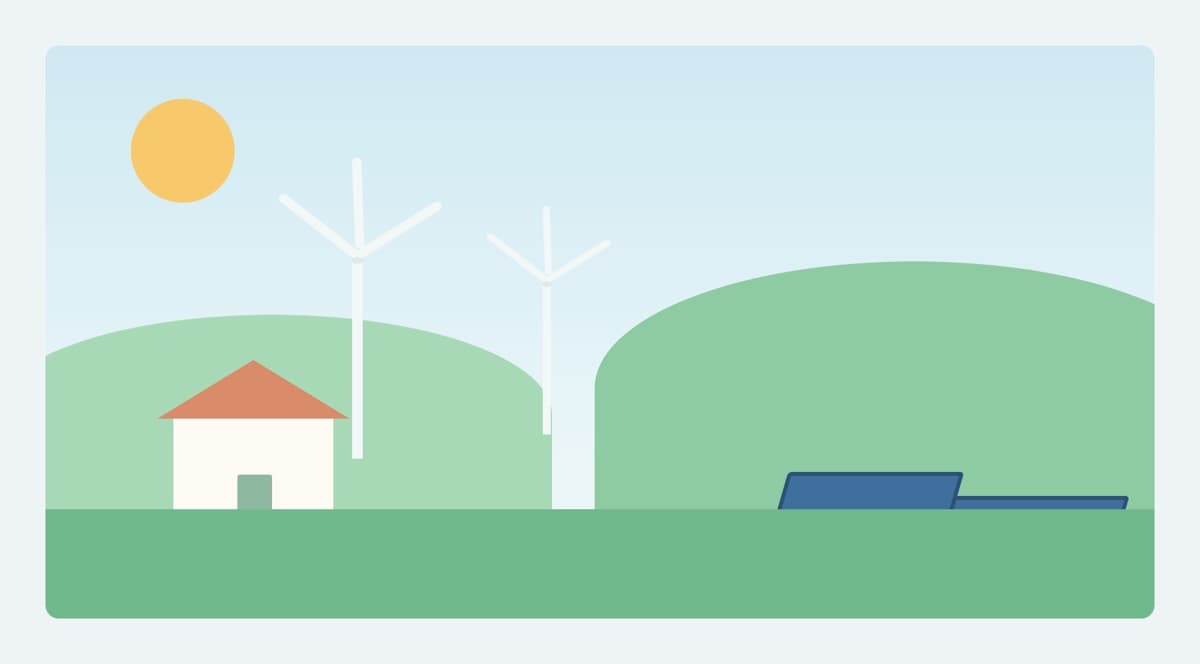 Flat illustration, no text