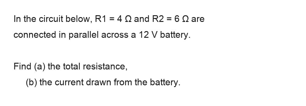 Physics — parallel circuit